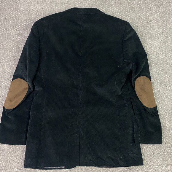Lauren Ralph Lauren Corduroy Blazer Sport Coat Men's 40L Brown Elbow Patches - Picture 3 of 14